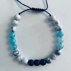 Handmade Diffuser Bracelet 6mm beads & adjustable